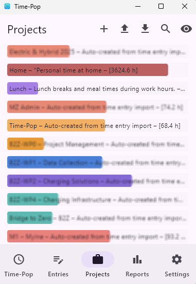 Time-Pop Projects Management